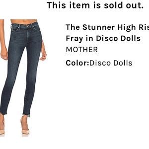 MOTHER Stunner Ankle Fray